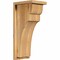 Ekena Millwork Yorktown Rough Sawn Corbel w/Backplate, Western Red Cedar, 8"W x 10"D x 22"H COR08X10X22YOR01RWR - alternate 1